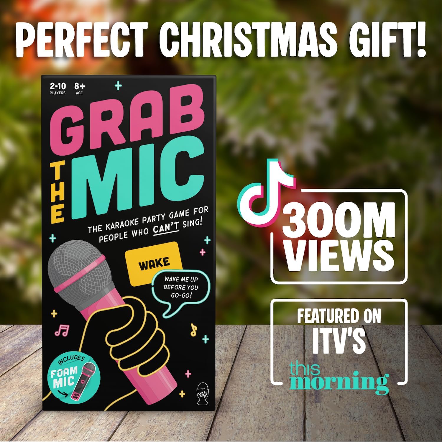 Grab The Mic Foam Microphone