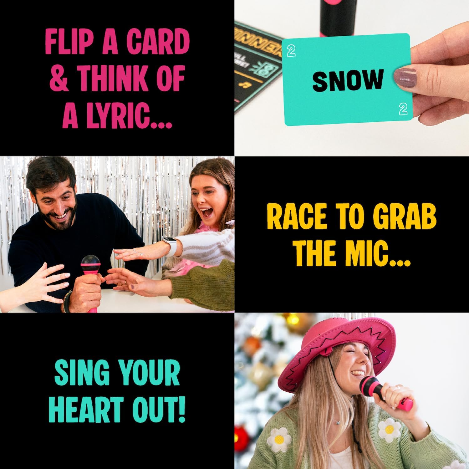 Grab The Mic Game Board